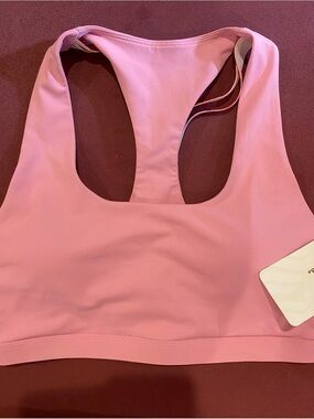 New with Tag Fabletics Pink Strappy Racerback Sports Bra -Kessler